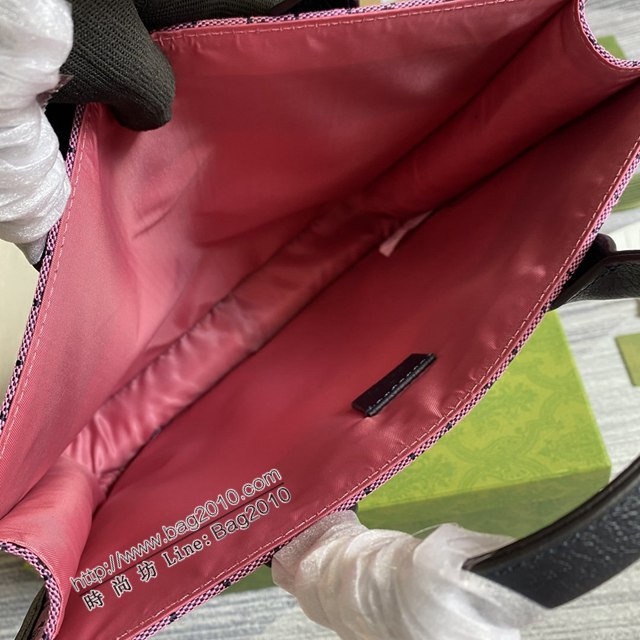 Gucci新款包包 古馳GG Multicolor系列托特包 Gucci經典GG鑽石菱紋圖案購物包 550763  ydg3235